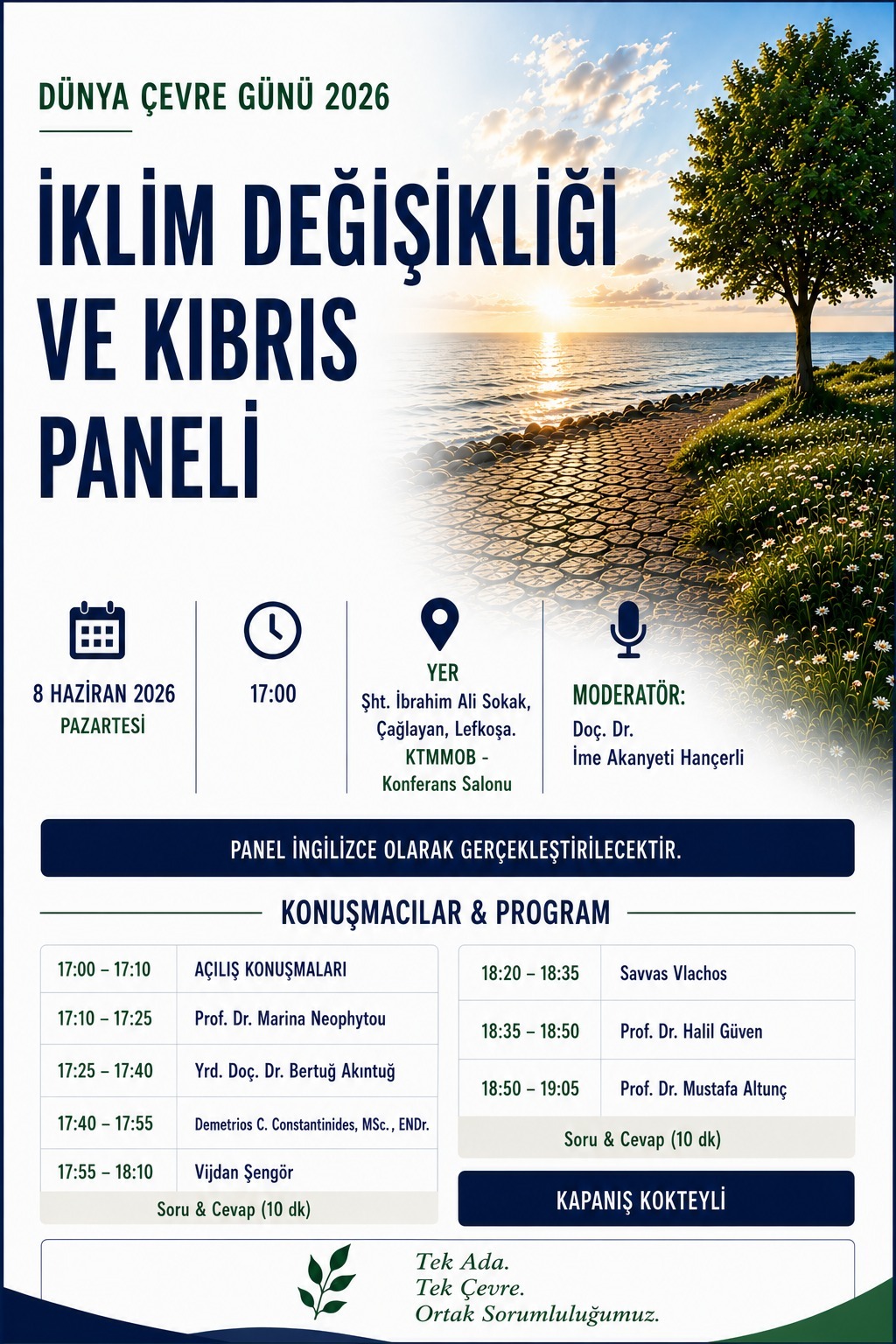 İklim Değişikliği ve Kıbrıs Paneli