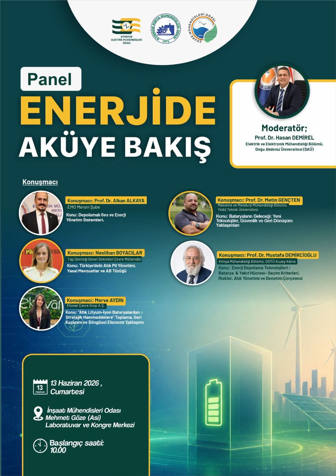 ENERJIDE AKÜYE BAKIŞ PANELİ